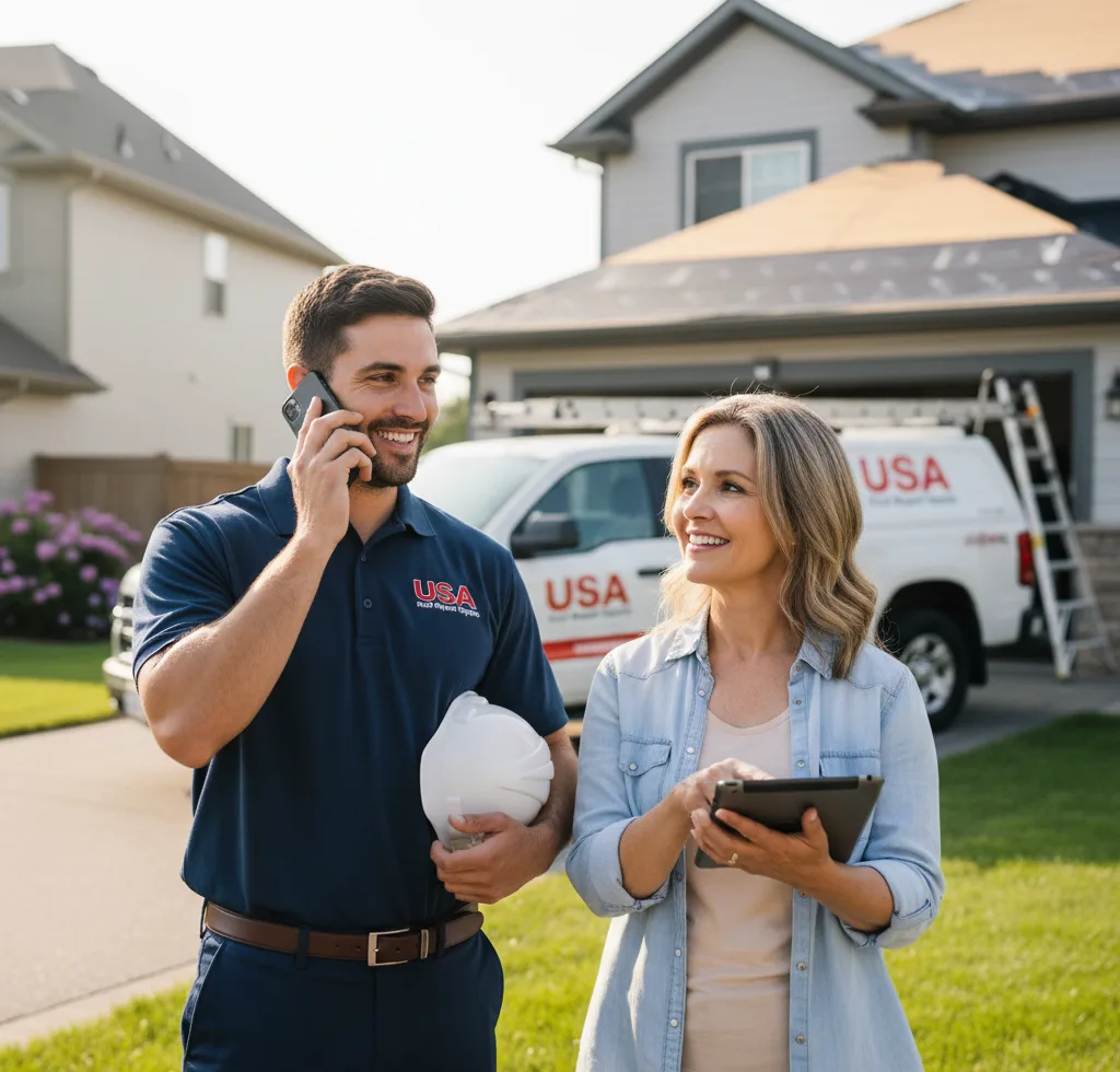 USA Roof Repair Experts customer support in Summit Argo
